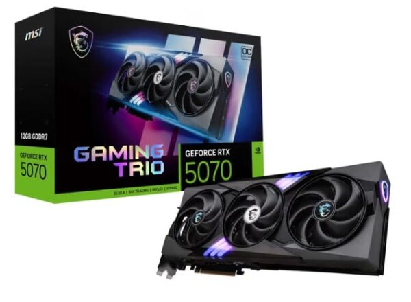 MSI GeForce RTX 5070 12G GAMING TRIO OC grafikkort